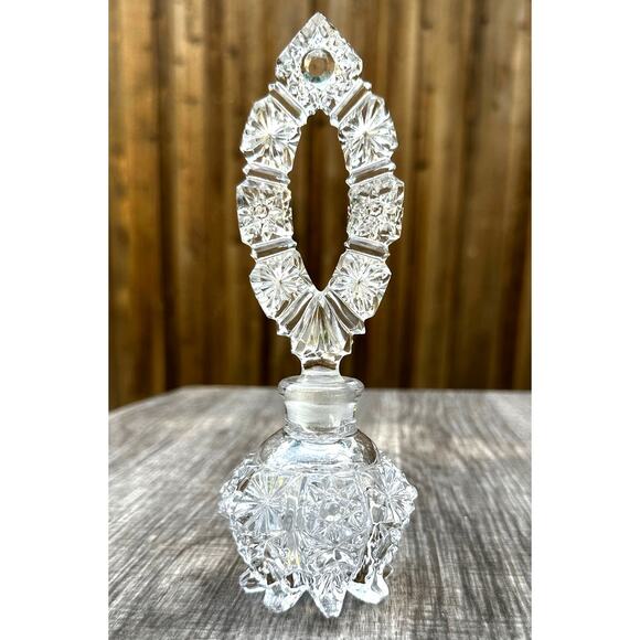 Imperial Glass Other - Imperial Glass Art Deco Crystal Vintage 1940's Style Perfume Bottle/Stopper